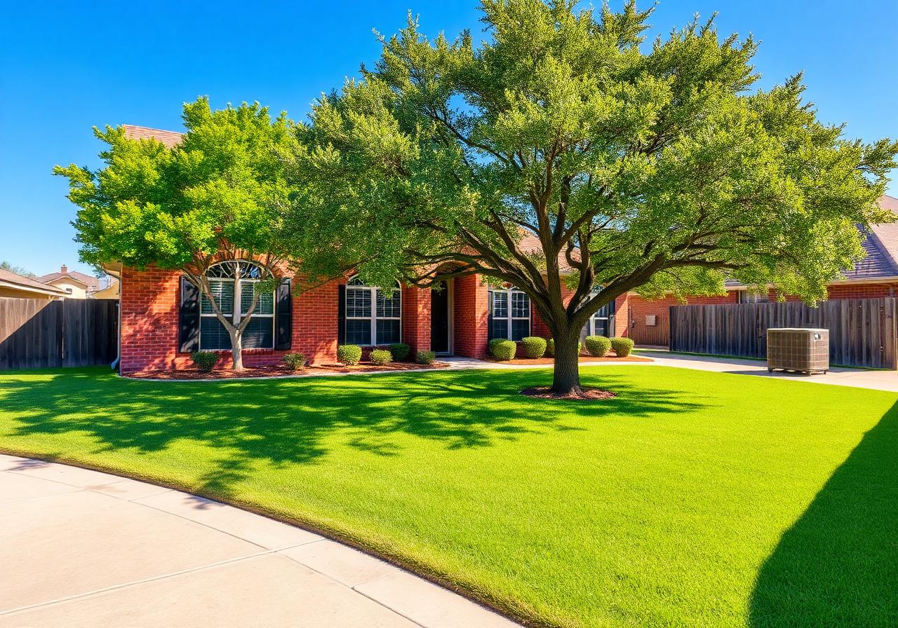 DFW Texas home with comfortable Comfort Heating & Cooling HVAC system